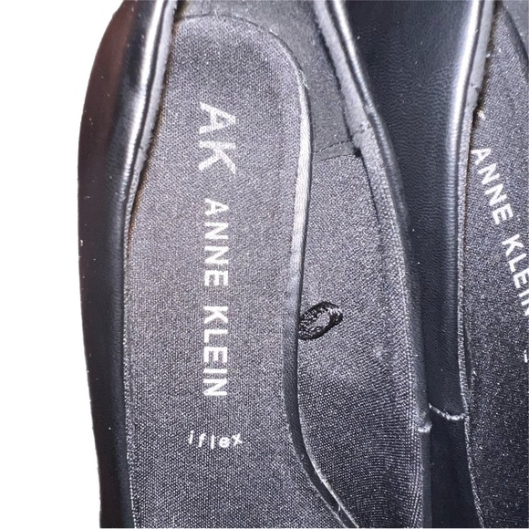 Anne Klein Iflex Serene Black Vegan Leather, Slip on, Ballet Flat. Wmn 9M - Picture 10 of 10